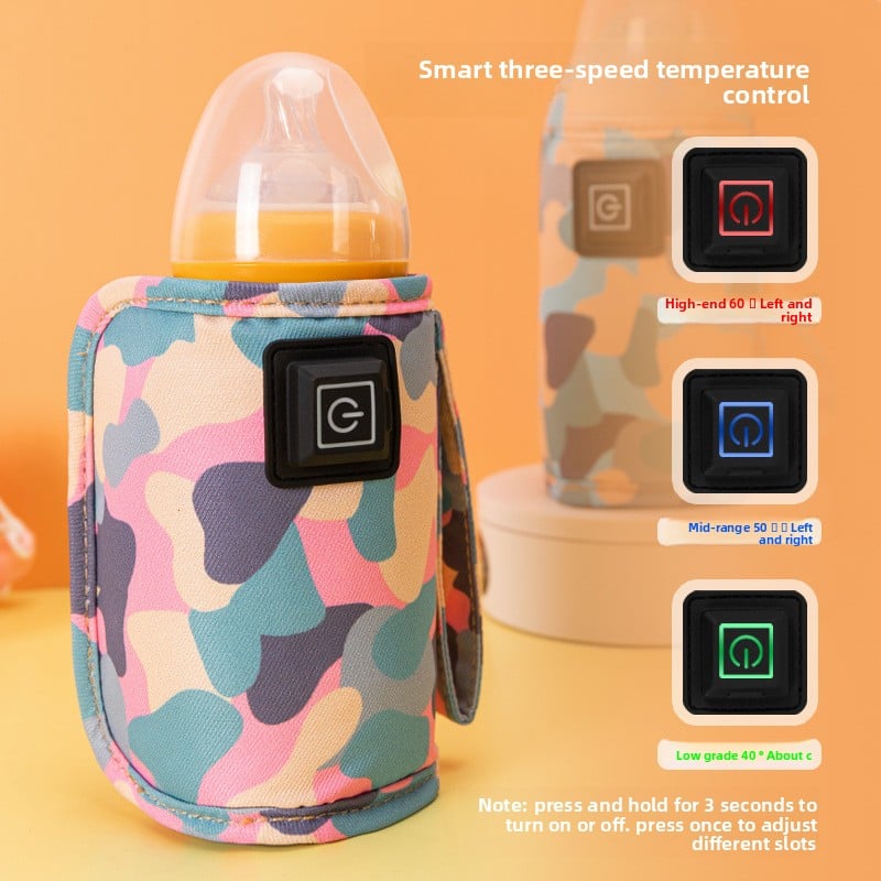 Baby Bottle Thermos Set - Portable Temperature Control Warmer