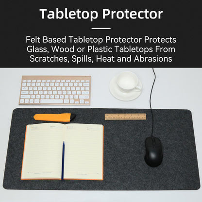Minimalistic Non-Slip Protector Felt Desk Pad Extended Mouse Keyboard Laptop Gaming PC Accessories C - DropOnline.co