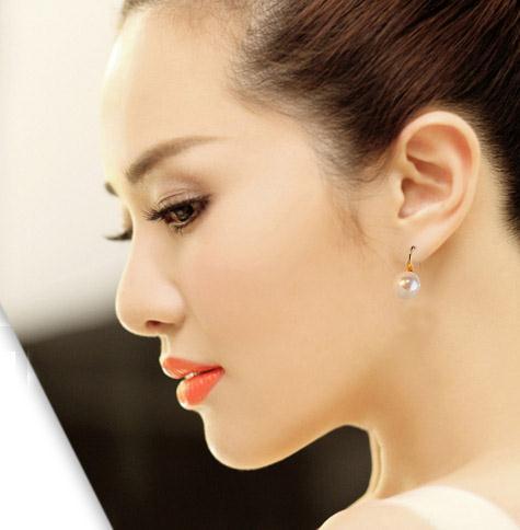 Simple Pearl Earrings for Women - Elegant 18K Gold-Plated Korean Style