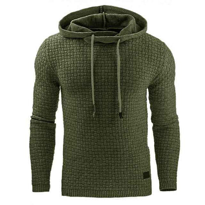 Men's Classic Hooded Sweater - Comfortable Pullover Hoodie