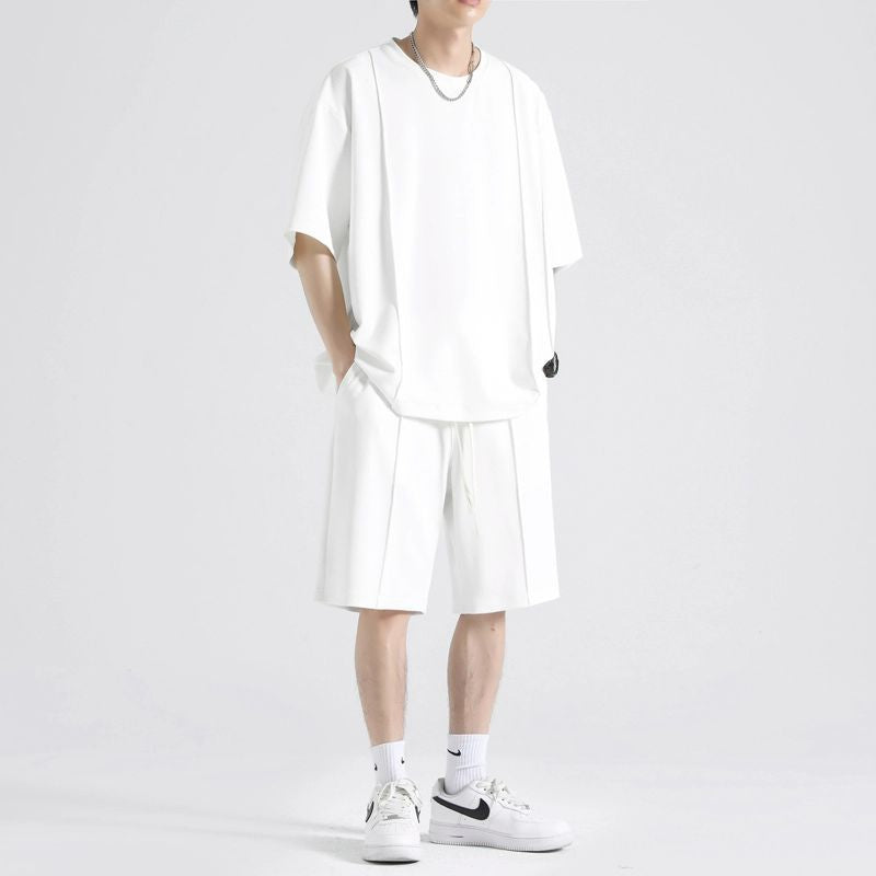 Men's Ice Silk T-Shirt - Cooling Short Sleeve Summer Shirt