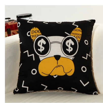 Square back cushion head cushion set square pillow cartoonpillow core pillow car small animal sofa