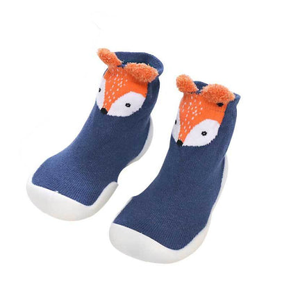 Non-Slip Floor Socks for Kids - Cute Animal Design Baby Toddler Socks with Grips - DropOnline.co