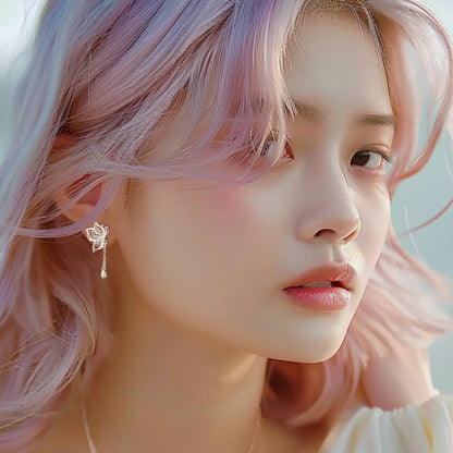 Women's S999 Silver Sweet Tassel New Butterfly Earrings - DropOnline.co