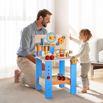 Wooden Tool Bench For Kids 3 Years+ Toy Workbench Pretend Play Toy Kits