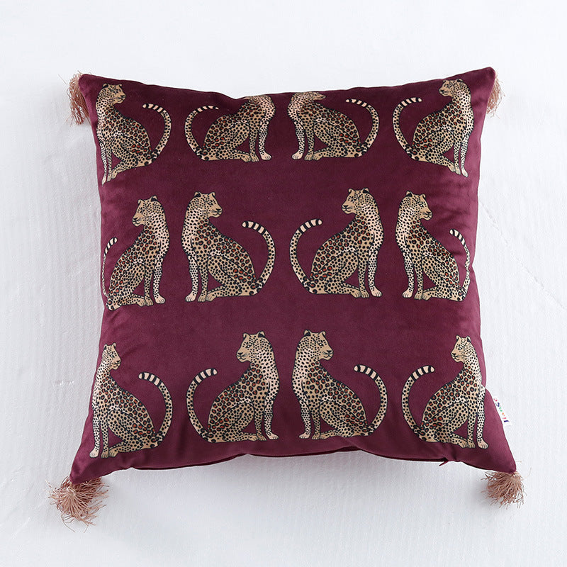 Digital Printing Tassel Sofa Cushion Cover