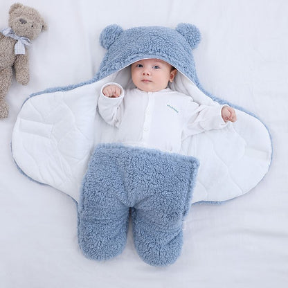 Thickened Baby Quilt - Warm Anti-Shock Swaddle Blanket for Newborns & Infants - DropOnline.co