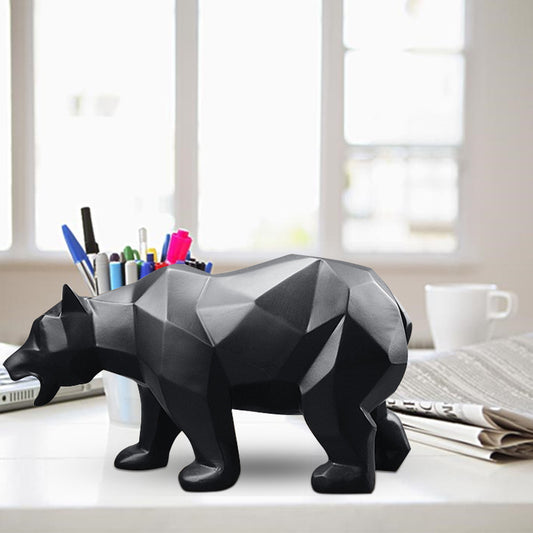 Premium Bear Resin Craft Decoration - Large Home Ornament Gift