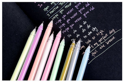 Highlighter Pen Set Flashing Pen Cute Korean Style Highlight Pen Color Gel Pen - DropOnline.co