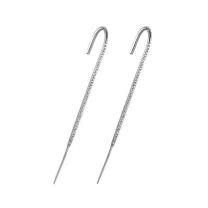 Glistening Ear Wrap Crawler Zircon Earrings Piercing Earrings Premium Earrings - DropOnline.co