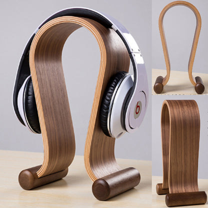 Solid Wood Earphone Rack Creative Earphone Display Rack Headphone Rack - DropOnline.co