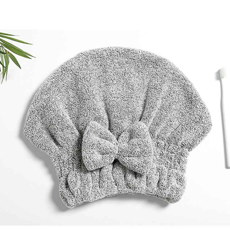 1 Pack Bamboo Charcoal Fiber Hair Drying Towels