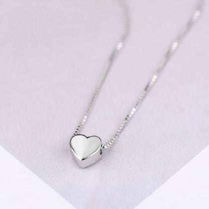 Fashion Simple Heart-shaped Clavicle Chain - DropOnline.co