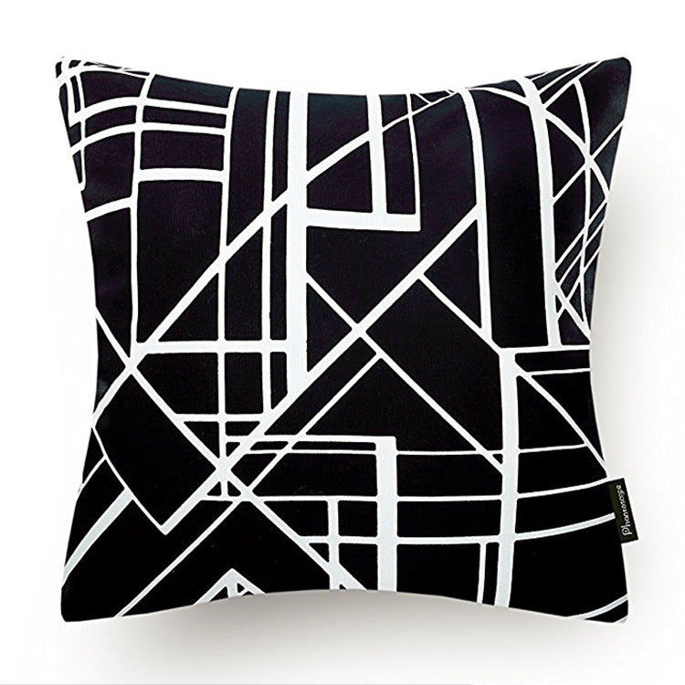 Household Geometric Super Soft Pillowcase Cushion Cover