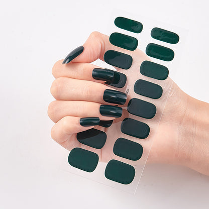 Pure Color 16 Nail Stickers - DropOnline.co