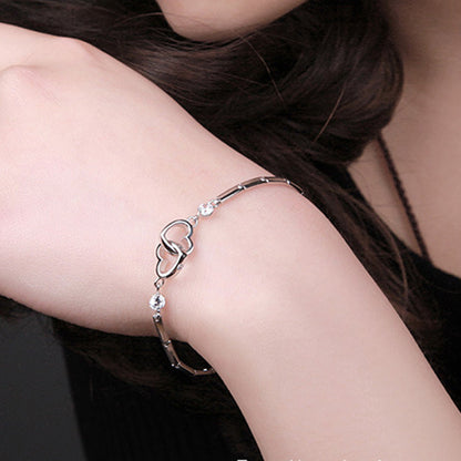 Charms 925 Sterling Silver Bracelets Bangles For Women - DropOnline.co