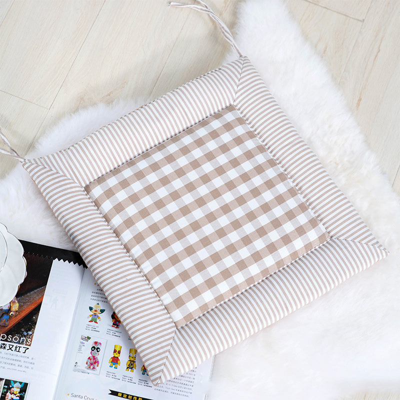 Lattice Stitching Cotton And Linen Cushion More Patterns