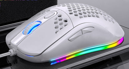 E-Sports Mechanical Wired Gaming Mouse With Rgb Glow - DropOnline.co