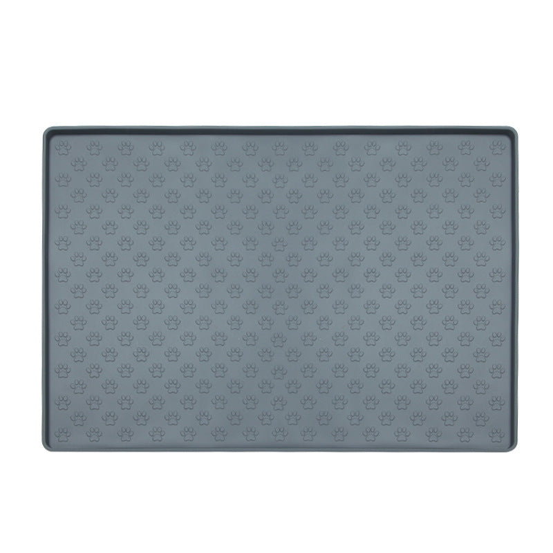 Waterproof Silicone Pet Mat - Easy Clean Dog and Cat Food Placemat for Bowls