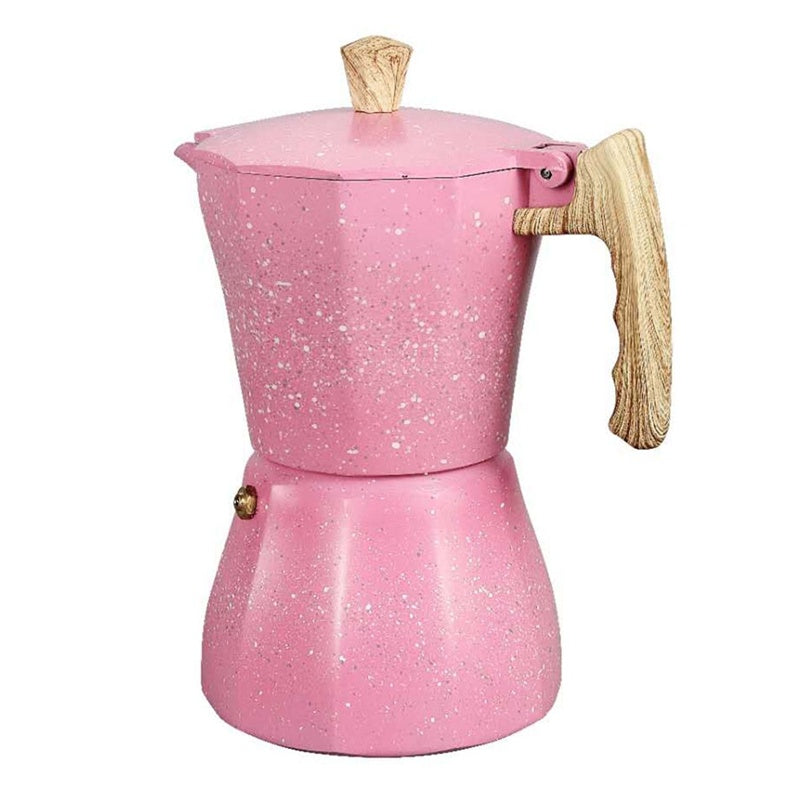 European Style Turkish Coffee Pot - Aluminum Octagonal Design for Authentic Brewing