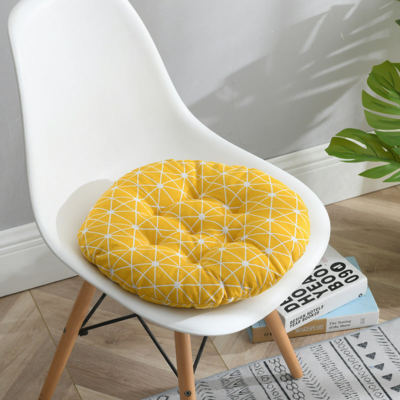 Hot Sale In Autumn And Winter Thick Cotton And Linen Round Cushion Nordic Home Chair Cushion Office Student Tatami Cushion