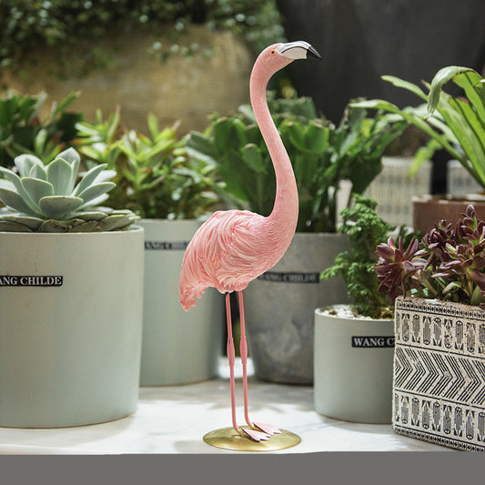 Premium Flamingo Decoration Crafts - Modern Living Room Soft Decoration