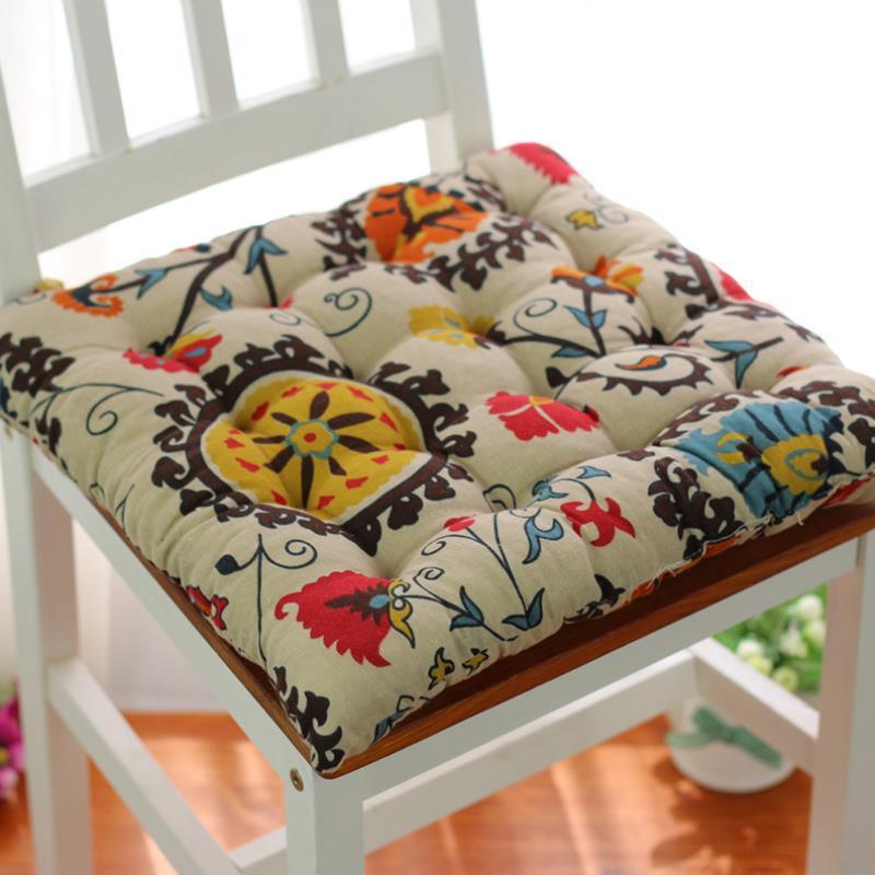 National Style Thickened Chair Cushion Office Computer Chair Cushion