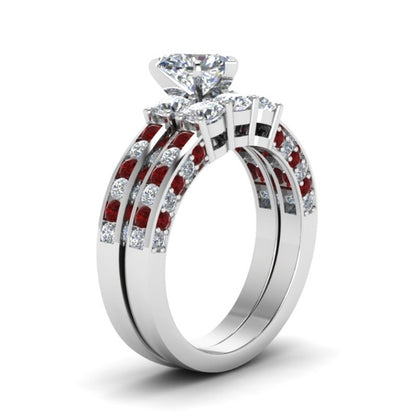 Men's And Women's Couple Rings With Zircon - DropOnline.co