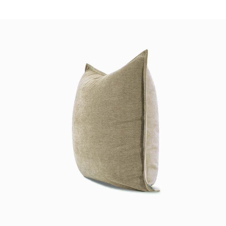 Contrasting Color Imitation Cashmere Cushion New Chinese Style Pillow