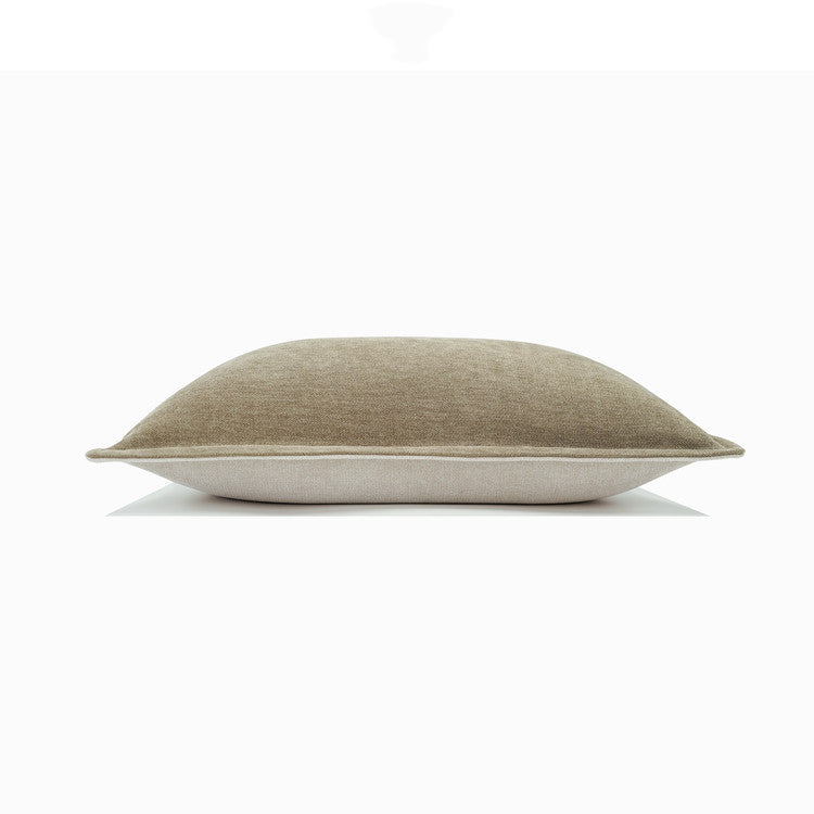 Contrasting Color Imitation Cashmere Cushion New Chinese Style Pillow