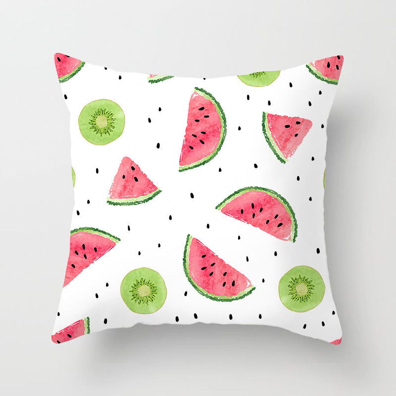Summer Fruit Hug Pillowcase - Colorful Home Sofa Cushion Pillow Cover with Fresh Design