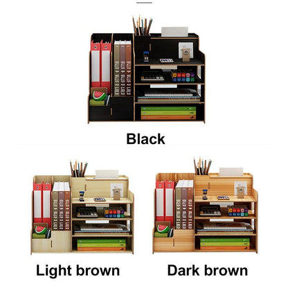 Student Dormitory Bookshelf Stationery Storage Pumping Tissues - DropOnline.co