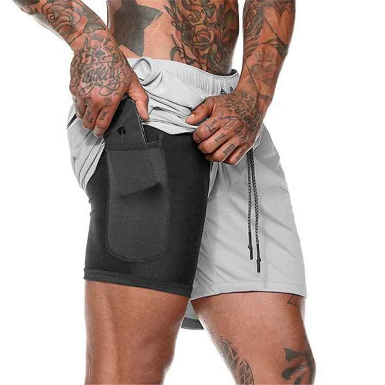 Men's Pocket Compression Shorts - Athletic Performance Shorts