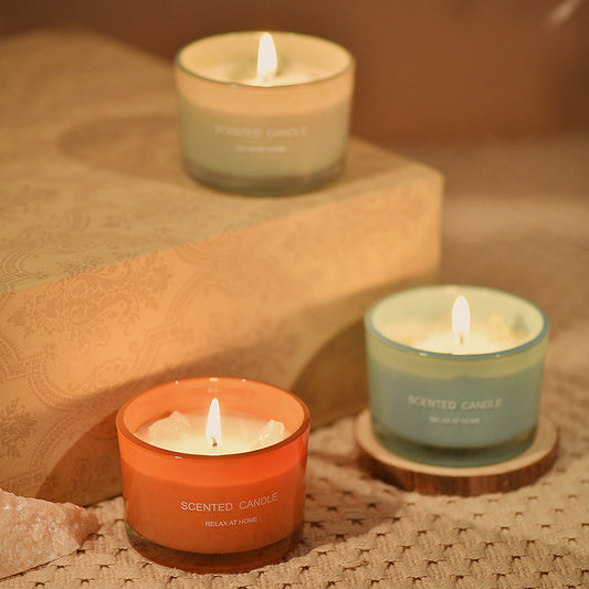 Premium Bedroom Scented Candles - Blue Misty Morning Aromatherapy