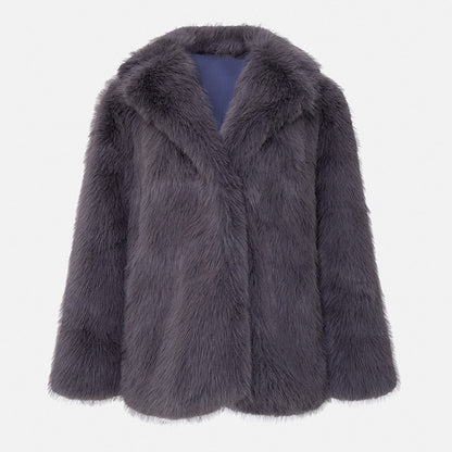 Artificial Fur Warm Coat Thick Coat Women - DropOnline.co