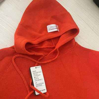 Casual And Versatile Women's Cashmere Hooded Knit Sweater