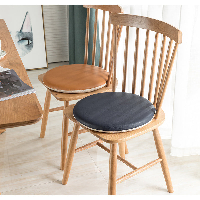 Round Super Soft Memory Foam Leather Cushion Bedroom Floor Tatami Non-slip Mat