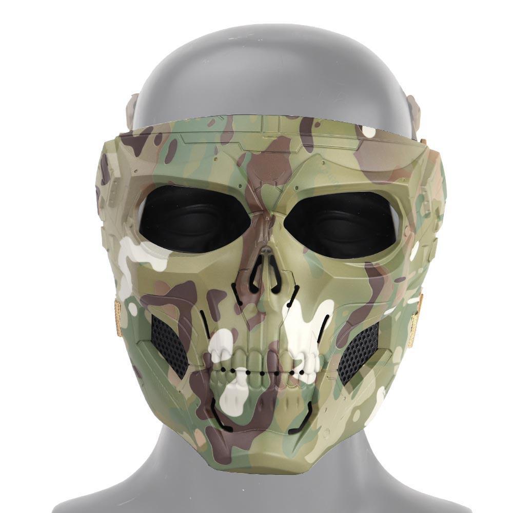 Halloween Skull Horror Helmet Mask - Premium Costume Headpiece