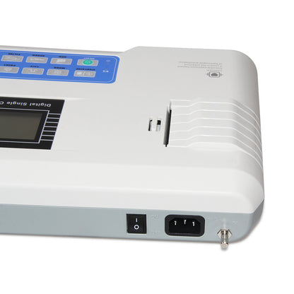 CONTEC Digital 1 Channel 12 Lead ECG Machine EKG Electrocardiograph ECG100G Printer - DropOnline.co
