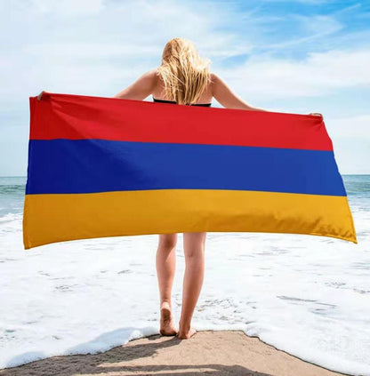 Striped Nordic INS wind beach towel