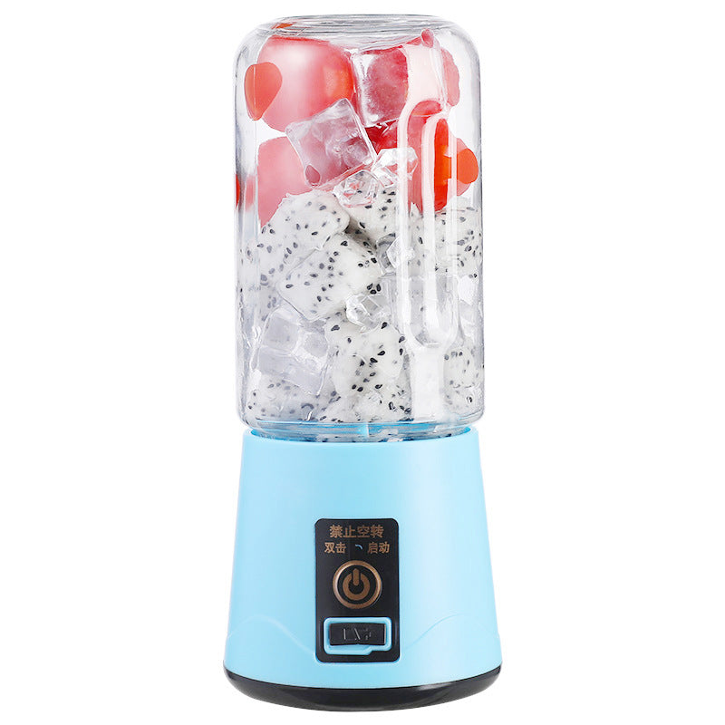 Portable USB Rechargeable Mini Juicer Cup - 400ml Personal Blender for Smoothies & Shakes