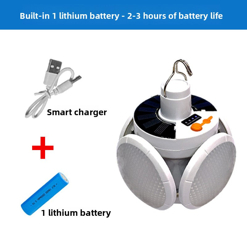 Portable Solar LED Bulb Light - 50W Emergency Camping Lantern
