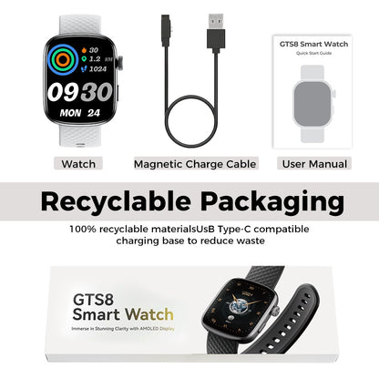 1.95-inch Smartwatch Fitness Tracker With Multiple Exercise Modes - DropOnline.co