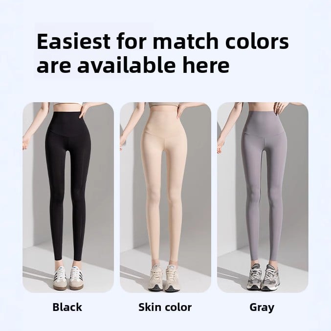 Ice Silk Shark Pants - Women's Ultra-Thin High-Waisted Seamless Leggings