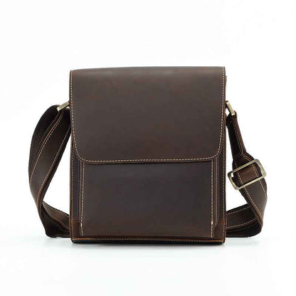 Top Layer Cowhide Leather Single-shoulder Bag Genuine Leather High-grade Crossbody