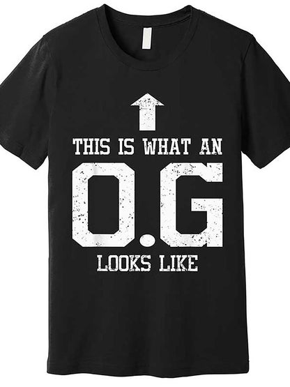 Men's OG Original Gangster T-Shirt - Father Grandpa Uncle Gift Graphic Tee - DropOnline.co