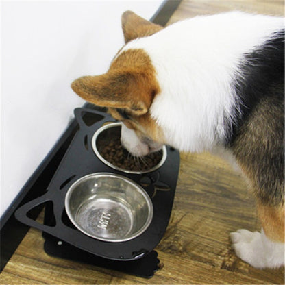 Anti-falling Cat Dog Feeding Water Bowl - DropOnline.co
