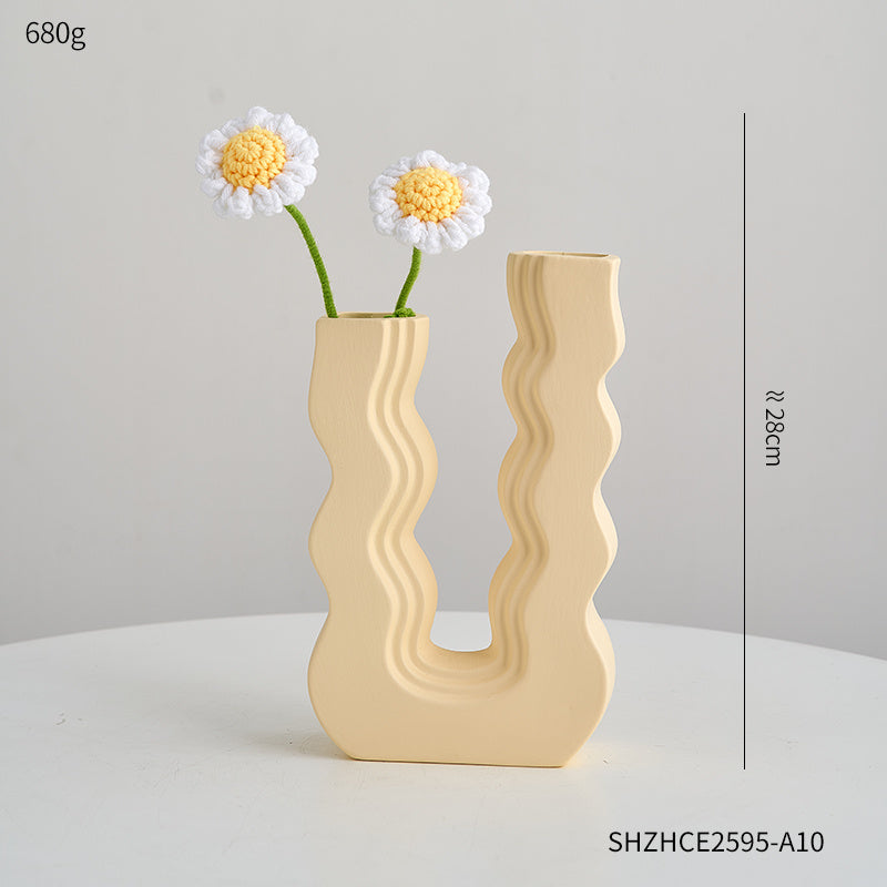 Premium Ins Vase Decoration - Modern Simple Home Centerpiece