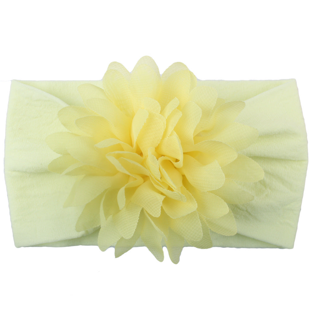 Chiffon Flower Baby Headband - Cute Princess Hair Accessories for Infant Girls