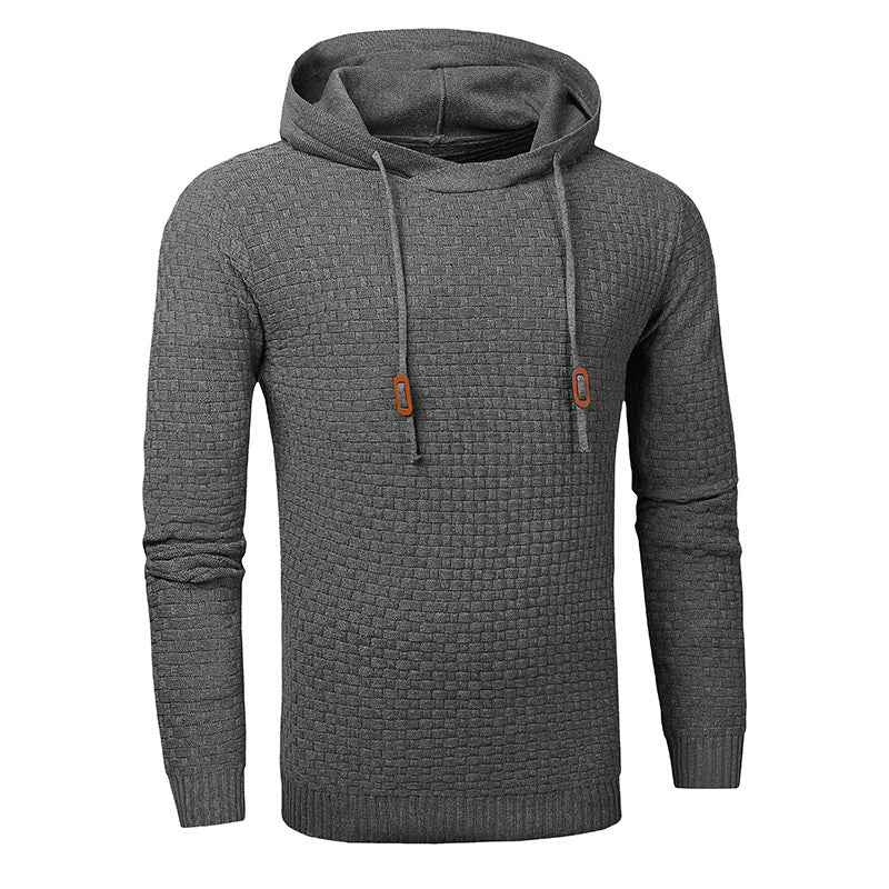 Men's Classic Hooded Sweater - Comfortable Pullover Hoodie